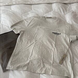 Essentials Fear of God Light Gray Tee